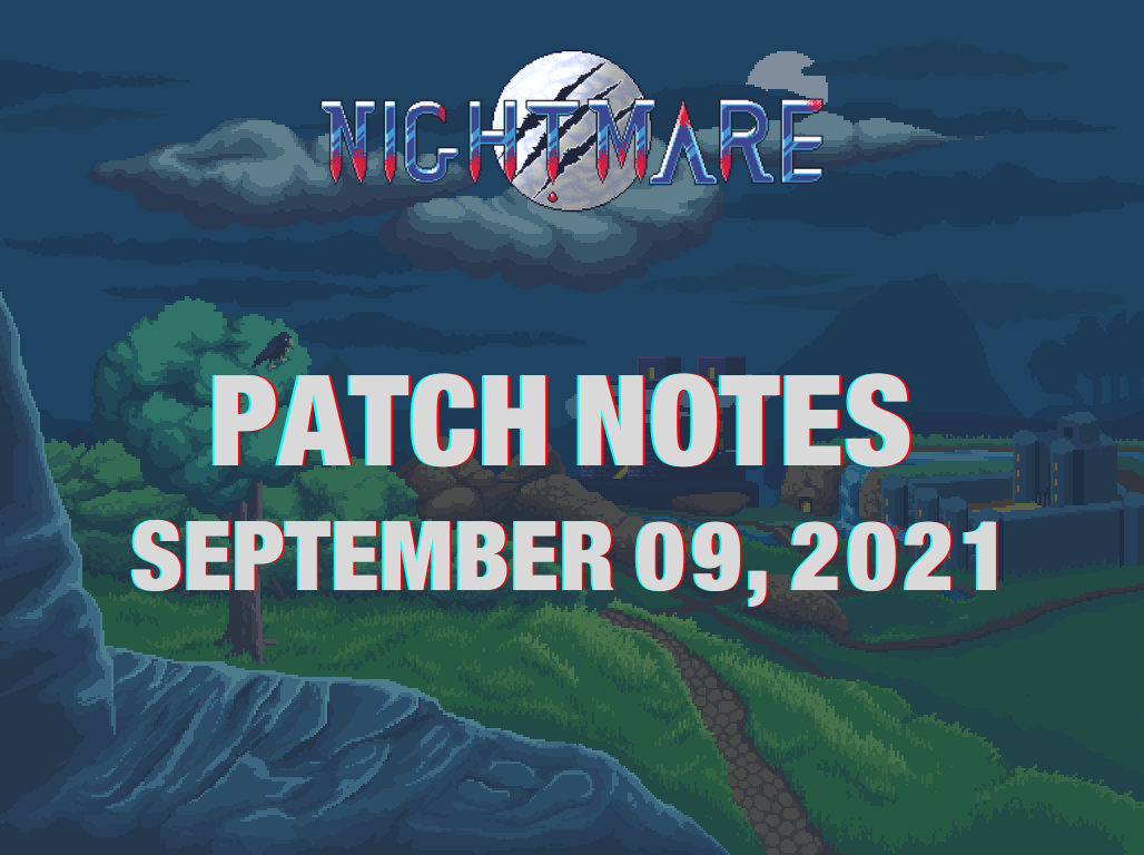 Patch notes of September 09, 2021 image